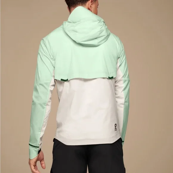 On Running Men's Weather Jacket Creek / Pearl - Picture 2 of 10